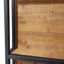 Etagère Murale Pin Recyclé Métal 60x60cm -Étagères Soldes Magasin 0b2063448902474fb8fbc5b9a250d603