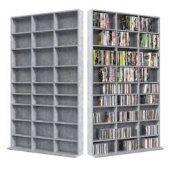 Étagère à CD Jukebox 178cm Blanc -Étagères Soldes Magasin 0bb1a1b54826489caba56695fcb401fd