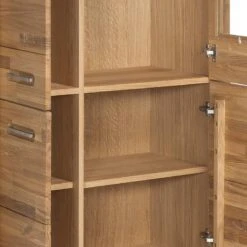 Armoire Vitrine Majona (avec éclairage) -Étagères Soldes Magasin 1000127100 180725 09471513 GALLERYIMAGES P000000001000127100