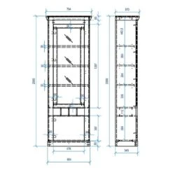 Vitrine Lewk -Étagères Soldes Magasin 1000136094 181219 14224100115 GALLERYIMAGES P000000001000136094