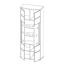 Vitrine Mury -Étagères Soldes Magasin 1000171348 190424 07580300240 GALLERYIMAGES P000000001000171348