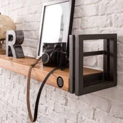 Étagère Murale MANCHESTER Avec Barres -Étagères Soldes Magasin 1000176685 200430 15155100015 DETAILS P000000001000176685