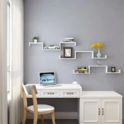 Tablettes Murales Cresson (lot De 3) -Étagères Soldes Magasin 1000226184 200922 17381900029 MOOD DETAILS P000000001000226184 mood