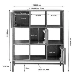 Étagère De Bureau Domme II -Étagères Soldes Magasin 1000246834 230829 500 SKETCH DETAILS P000000001000246834 sketch