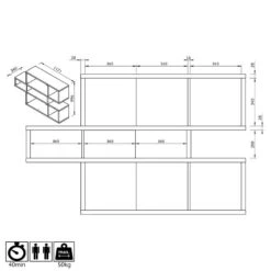 Étagère London I -Étagères Soldes Magasin 1000255241 210324 15033400184 SKETCH DETAILS P000000001000255241 sketch