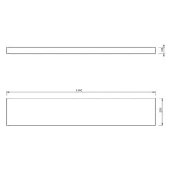 Tablette Murale Balda 29 Tablette Murale Balda -Étagères Soldes Magasin 1000255976 210331 14460100067 SKETCH DETAILS P000000001000255976 sketch