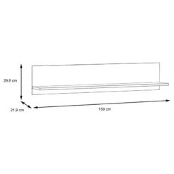 Tablette Murale Corey -Étagères Soldes Magasin 1000282744 211109 144353000561 SKETCH DETAILS P000000001000282744 sketch