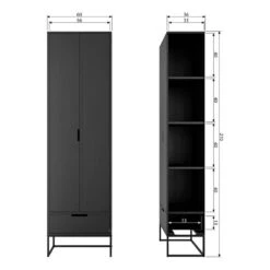 Armoire D’entrée Cobar -Étagères Soldes Magasin 1000304181 211029 12341600724 SKETCH DETAILS P000000001000304181 sketch