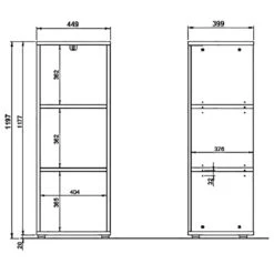 Étagère De Bureau GW-Agenda -Étagères Soldes Magasin 1000307862 211109 161637000532 SKETCH DETAILS P000000001000307862 sketch