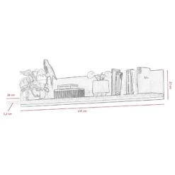 Étagère Murale Ambato 11 Étagère Murale Ambato -Étagères Soldes Magasin 1000309597 211118 0657420000505 SKETCH DETAILS P000000001000309597 sketch