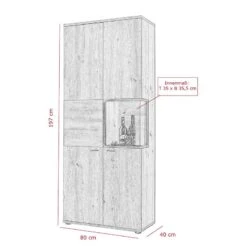 Vitrine Ambato 18 Vitrine Ambato -Étagères Soldes Magasin 1000309598 211118 065753000511 SKETCH DETAILS P000000001000309598 sketch