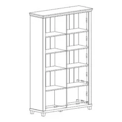 Vitrine Haute Emmanuela -Étagères Soldes Magasin 1000339983 220317 501 SKETCH DETAILS P000000001000339983 sketch