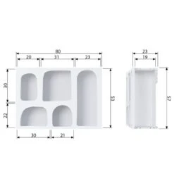 Étagère Murale Puca -Étagères Soldes Magasin 1000342084 220401 500 SKETCH DETAILS P000000001000342084 sketch