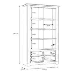 Vitrine Sandvik -Étagères Soldes Magasin 1000342502 220331 501 SKETCH DETAILS P000000001000342502 sketch