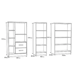 Étagères Wardell (3 éléments) -Étagères Soldes Magasin 1000348162 220505 500 SKETCH DETAILS P000000001000348162 sketch