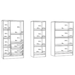 Étagères Wardell (3 éléments) -Étagères Soldes Magasin 1000348162 220505 501 SKETCH DETAILS P000000001000348162 sketch