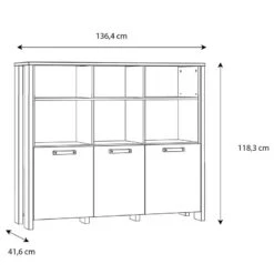 Étagères De Bureau Clifford 16 Étagères De Bureau Clifford -Étagères Soldes Magasin 1000348167 220505 500 SKETCH DETAILS P000000001000348167 sketch