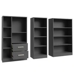 Étagères Wardell (3 éléments) -Étagères Soldes Magasin 1000348170 220505 031 DETAILS P000000001000348170