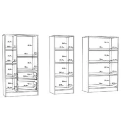 Étagères Wardell (3 éléments) -Étagères Soldes Magasin 1000348170 220505 501 SKETCH DETAILS P000000001000348170 sketch