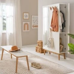 Armoire D’entrée LINDHOLM Avec Miroir -Étagères Soldes Magasin 1000364010 230913 021 MOOD DETAILS P000000001000364010 mood