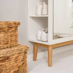 Armoire D’entrée LINDHOLM Avec Miroir -Étagères Soldes Magasin 1000364010 230913 024 MOOD DETAILS P000000001000364010 mood