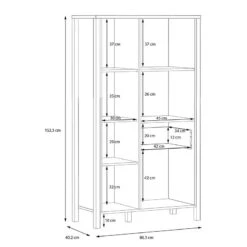 Étagère Kasala 86 Cm -Étagères Soldes Magasin 1000404522 230907 500 SKETCH DETAILS P000000001000404522 sketch