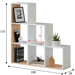 Étagère Bibliothèque Estela -Étagères Soldes Magasin 105be2413f5547d9ae1ca811d43c737b