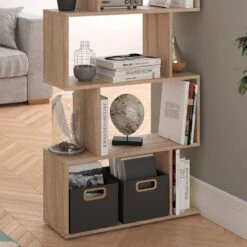 Séparateur De Pièce Levio Chêne -Étagères Soldes Magasin 13cb78434f764a4fb794e44c78fe6d6b