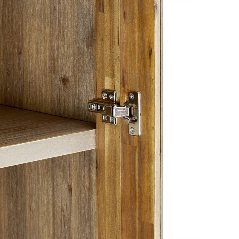 Armoire Vitrine Malaga Marron 8 Armoire Vitrine Malaga Marron – Image 6