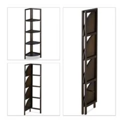 Etagère Bambou à 4 étages -Étagères Soldes Magasin 1662d646e78845adb7c4329452db2587