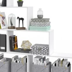 Étagère Escalier Asym Blanc -Étagères Soldes Magasin 1871408431c44535a79dfd1141601302