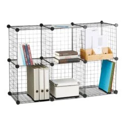 Système D'étagère 6 Compartiments Grille -Étagères Soldes Magasin 1a6483118e6c49928a63ebc3fc725b61