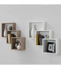 Étagère Murale Avec 3 Compartiments Fibi -Étagères Soldes Magasin 1fc3cda847694d1286db30f84b9fadcf