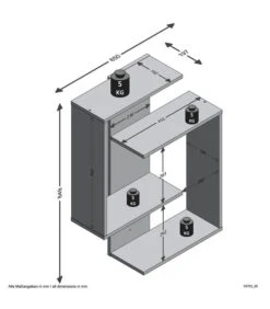 Etagère Murale 4 Tablettes Kreta -Étagères Soldes Magasin 23abf2cd53c9421ea6b5fd8833f261fd