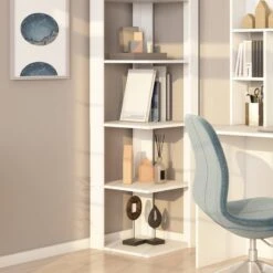 Étagère D'angle Amina Blanc -Étagères Soldes Magasin 24950bea646f4852b9ff288053da2bb5