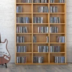 Étagère à CD Jukebox 178cm Blanc -Étagères Soldes Magasin 258ea701922343798e55825b0a162343