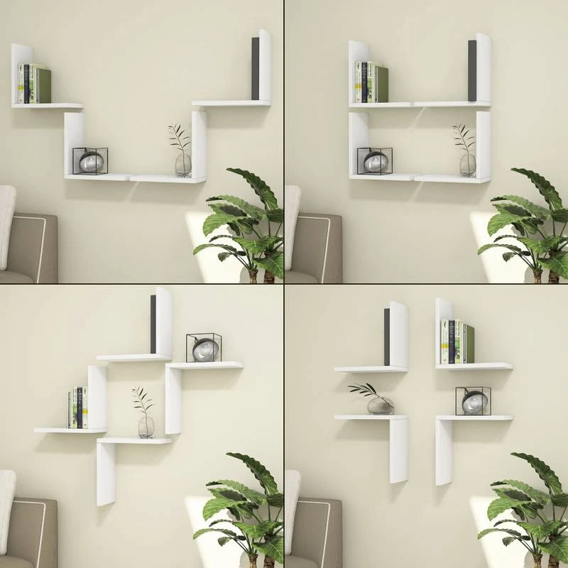 Lot De 4 étagères Murales Broby 12 Lot De 4 étagères Murales Broby – Image 10