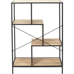 Etagère En Bois Et Métal Edison 80 X 30 -Étagères Soldes Magasin 28270d2ab25d493fbb613d99816696b0