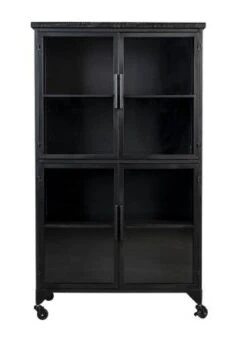 Vitrine En Bois Et Métal