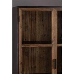 Vitrine 2 Portes En Bois Recyclé -Étagères Soldes Magasin 2d32387799d643ba8ab5f4892ac89907