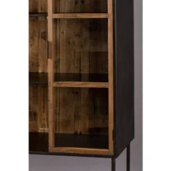 Vitrine 2 Portes En Bois Recyclé -Étagères Soldes Magasin 31bc490f57da439085628ebc71a0bb67