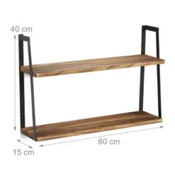 Étagère Suspendue à 2 Niveaux -Étagères Soldes Magasin 35a153d0705a4d12842d4efd52d83db8