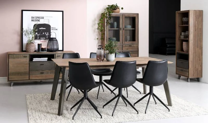 Armoire Vitrine Malaga Marron 5 Armoire Vitrine Malaga Marron – Image 3