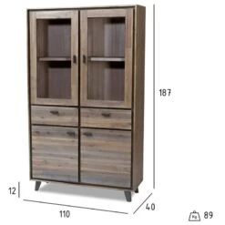 Armoire Vitrine Malaga Marron 17 Armoire Vitrine Malaga Marron -Étagères Soldes Magasin 3d5f0dfeb0334169ae7c307d41c5f1b3