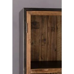 Vitrine 2 Portes En Bois Recyclé -Étagères Soldes Magasin 427ef4f628794533be9baa5172a8486b