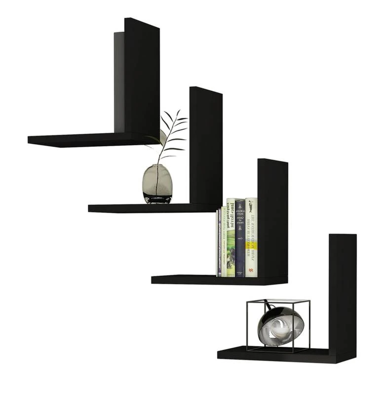 Lot De 4 étagères Murales Broby 3 Lot De 4 étagères Murales Broby