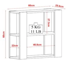 Étagère Murale Rakkestad à 2 Niveaux -Étagères Soldes Magasin 459b38bdef184f37bd574f76c2f5bcc3