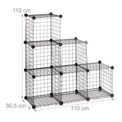 Système D'étagère 6 Compartiments Grille -Étagères Soldes Magasin 46839757282a4152b845e5edfa0959d4