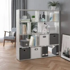 Etagère Pilar Béton & 12 Comparti -Étagères Soldes Magasin 4942992d60d640c7a9973877dd61d573