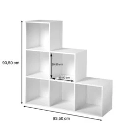 Meuble 6 Cases En Escalier -Étagères Soldes Magasin 4b36f4d5b1d54bb293a40ae96ab55c3a